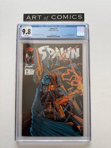 Spawn #7 - Pull-Out Spawnmobile Poster - CGC 9.8 -, Nieuw