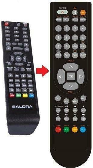 Salora 24LED2605D  afstandsbediening, Audio, Tv en Foto, Verzenden, Nieuw