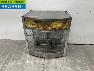 RVS Warmhoudvitrine 64.5 cm 230V Horeca, Ophalen of Verzenden, Gebruikt
