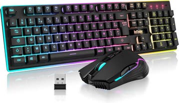 Gaming Toetsenbord Set AZERTY | Retourdeal 54% Korting, Computers en Software, Toetsenborden, Gebruikt, Gaming toetsenbord, Azerty
