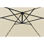 Parasol Brazil - 3,5 m - Incl. LED - Wit, Tuin en Terras, Parasols, Verzenden, Nieuw