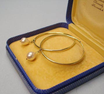 Zonder minimumprijs - Oorbellen - 8 karaat Geel goud -, Nieuw