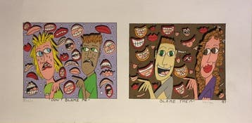 James Rizzi (1950-2011) - Dont blame me - Blame them