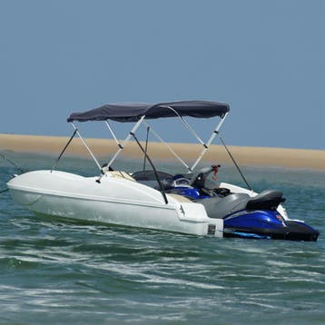 vidaXL Biminitop 3 bogen met zijwanden 183x(170-182)x137 cm, Verzenden, Nieuw