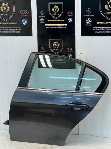 BMW 3-serie bj.2008 portier 4-deurs links achter deur grijs, Gebruikt, Links, BMW, Deur