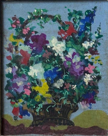 Georges Fustier (1891-1982) - Vaso fiorito