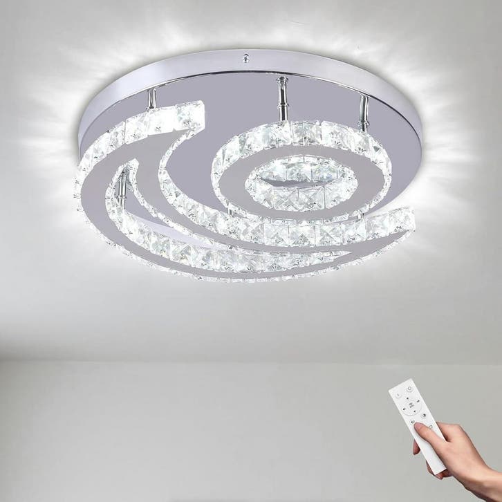 Luxe Kristallen Lamp 40cm | Laatste Stuk!, Huis en Inrichting, Lampen | Plafondlampen, Zo goed als nieuw, Overige materialen, Ophalen of Verzenden