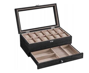 Sieradendoos - Hout - Houten sieraden - horlogedoos
