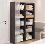 Stoffen Kledingkast – Opbergkast met Stalen Frame, Huis en Inrichting, Kasten | Kledingkasten, Verzenden, Nieuw