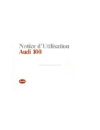 1989 AUDI 100 INSTRUCTIEBOEKJE FRANS, Auto diversen, Handleidingen en Instructieboekjes