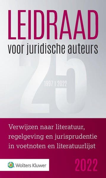 9789013167153 Leidraad voor juridische auteurs, Verzenden, Zo goed als nieuw