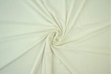Lycra tule Gebroken Wit - rol 50 meter, Verzenden, Nieuw
