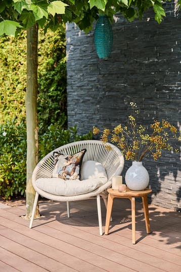 Suns Prato lounge tuinstoel camel sand, Tuin en Terras, Tuinsets en Loungesets, Ophalen of Verzenden, Nieuw