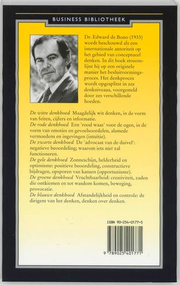 Zes denkende hoofddeksels / Business bibliotheek, Boeken, Verzenden, Gelezen, Edward de Bono