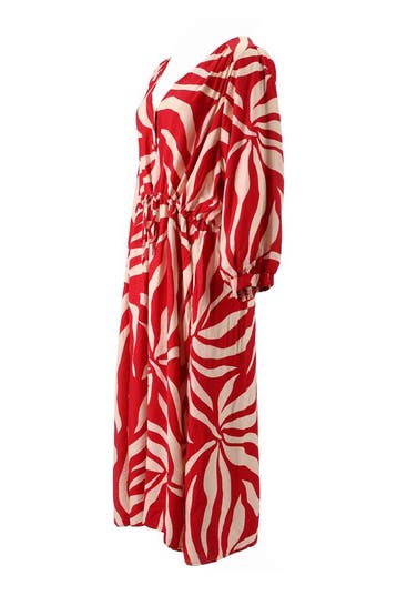 Only Carmakoma Jurk in maat 50 Rood, Kleding | Dames, Only Carmakoma, Verzenden, Gedragen, Rood