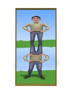 Lachspiegel Bol Hol Bol zwart 126x65x12cm (KJH34), Ophalen of Verzenden, Zo goed als nieuw, Versiering, Overige