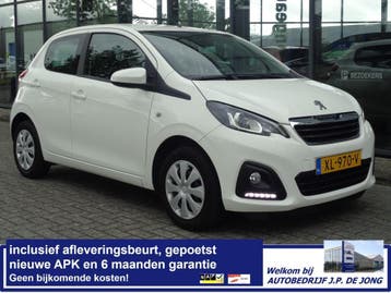 Peugeot 108 1.0 E-vti AUTOMAAT Airco Bluetooth Zuinig Mooi!, Auto's, Dealer onderhouden, Stof, Met garantie (alle), Origineel Nederlands
