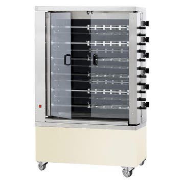 GGM Gastro | Elektrische kippengrill - 28,8kW - 11 spitten -, Verzenden, Nieuw in verpakking, Fornuis, Frituur en Grillen