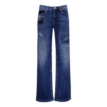 MAC • blauwe Rich Carla jeans • 36, Kleding | Dames, MAC, Verzenden, Nieuw, Blauw