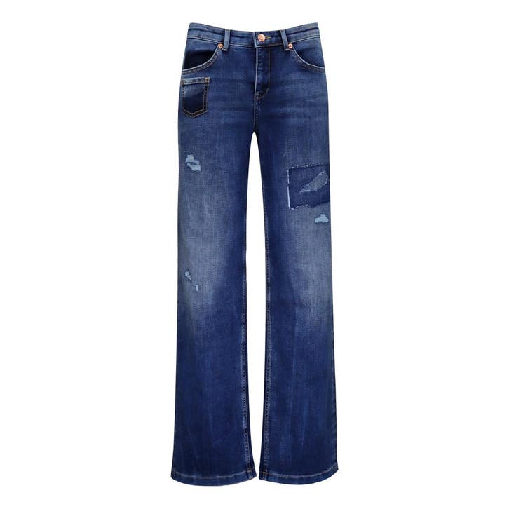 MAC • blauwe Rich Carla jeans • 36, Kleding | Dames, Spijkerbroeken en Jeans, Blauw, Nieuw, Verzenden