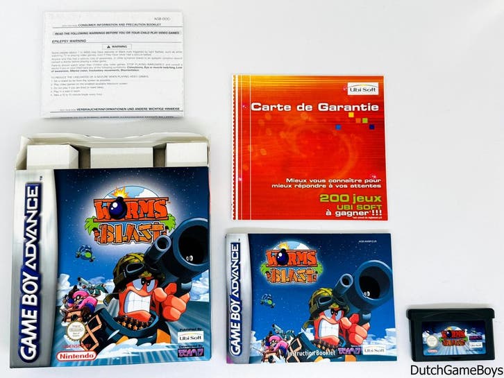 Gameboy Advance / GBA - Worms Blast - EUR, Spelcomputers en Games, Games | Nintendo Game Boy, Gebruikt, Verzenden