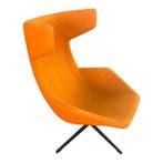 Moroso Take a Line for a Walk Fauteuil Orange Gebruikt, Huis en Inrichting, Ophalen of Verzenden, Gebruikt