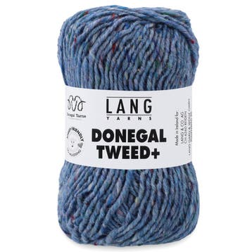 Lang Yarns Donegal Tweed+ - 20 Licht Jeansblauw - 100% Sch, Ophalen of Verzenden, Nieuw