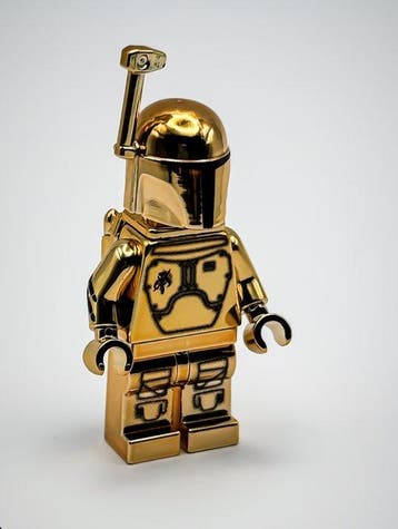 Lego Minifiguur - Star Wars - Chrome Bronze Plated, Nieuw