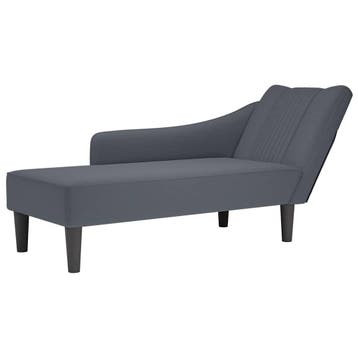 vidaXL Chaise longue met rechterarmleuning fluweel, Huis en Inrichting, Banken | Sofa's en Chaises Longues, Verzenden, Nieuw