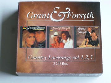 Grant & Forsyth - Country Love Songs vol. 1,2,3, (3 CD), Ophalen of Verzenden, Zo goed als nieuw