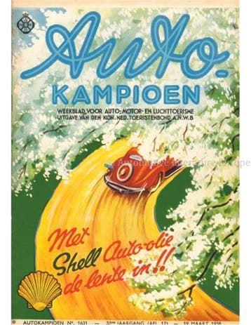 1938 AUTOKAMPIOEN MAGAZINE 12 NEDERLANDS, Boeken, Nieuw, Author