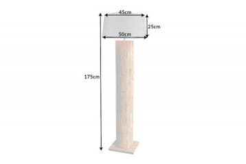 Lampenkap 45x25x50cm kegelvormig linnen grijs voor staande, Ophalen of Verzenden, Nieuw