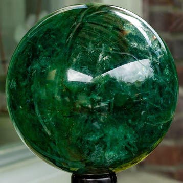 Fluoriet Fine polished green fluorite Quality sphere -