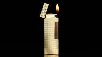 Dunill - Hobnail Pattern Rollagas Lighter - Aansteker -, Nieuw