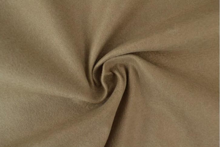 Vilt 3mm dik - Taupe - 90cm breed - Per meter, Hobby en Vrije tijd, Stoffen en Lappen, 120 cm of meer, 200 cm of meer, Overige kleuren
