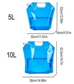 Opvouwbare Camping Waterzak 5L/10L met Handvat, Verzenden, Nieuw