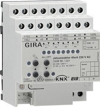 Gira KNX Jaloezie- en Rolluik-bussysteem DIN-rail - 103900, Doe-het-zelf en Verbouw, Elektra en Kabels, Verzenden, Nieuw, Overige typen