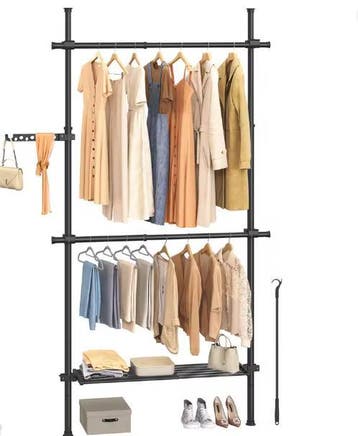 Verstelbare kledingstandaard met grijperarm, Kleding | Dames, Kledingrekken, Verzenden, Nieuw