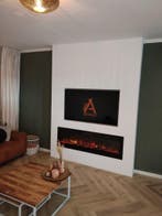 Cinewall Actie + sfeerhaard (150cm)  + TV-beugel, Huis en Inrichting, Haarden, Nieuw, Inbouwhaard, Elektrische haard