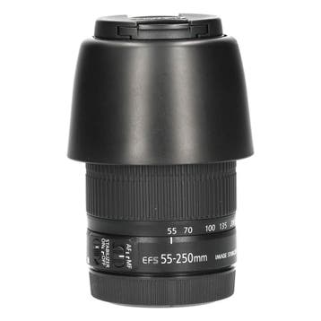 Canon EF-S 55-250mm f/4-5.6 IS II met garantie, Audio, Tv en Foto, Fotografie | Lenzen en Objectieven, Ophalen of Verzenden, Gebruikt