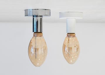 Bailey Plafondlamp Metaal Zwart E27 Ø10cm, Ophalen of Verzenden, Nieuw