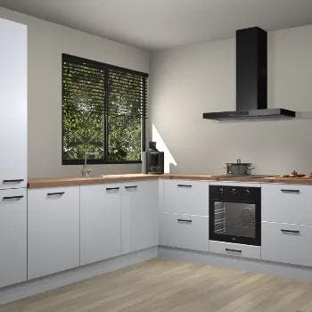 Sneeuwwitte keuken Benidorm 50469, Verzenden, Nieuw