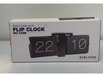 Karlsson Flipklok No Case - Tafelklok - Analoge flip klok -, Verzenden, Nieuw