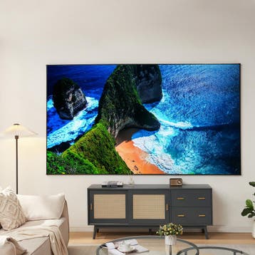 Projectiescherm Väkhoga grijs 120 inch 268x149 cm [en.casa], Verzenden, Nieuw