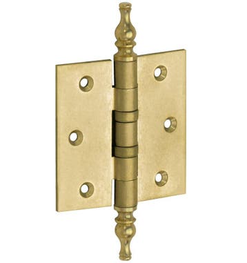 Kogellagerscharnier 76x76 rechte hoek vaas messing antiek, Verzenden, Nieuw