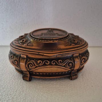 Decoratief ornament - Duitsland - Juwelendoos, fijn 800