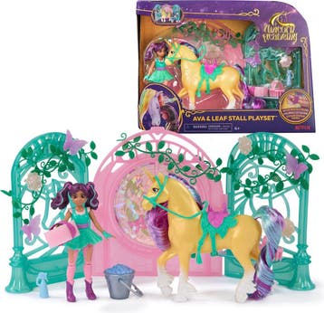 Unicorn Academy Ava &amp; Leaf Stall - Magische speelset, Ophalen of Verzenden, Nieuw