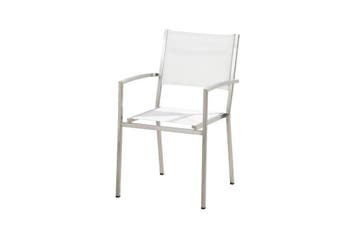 4 Seasons Outdoor Plaza stapelbare stoel white SALE |, Ophalen of Verzenden, Nieuw