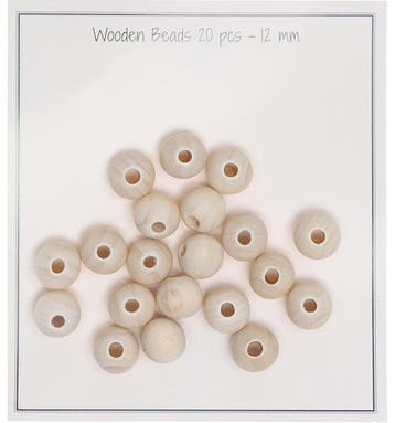 Go Handmade Houten Parels - 12 mm (Per 20 stuks), Ophalen of Verzenden, Nieuw