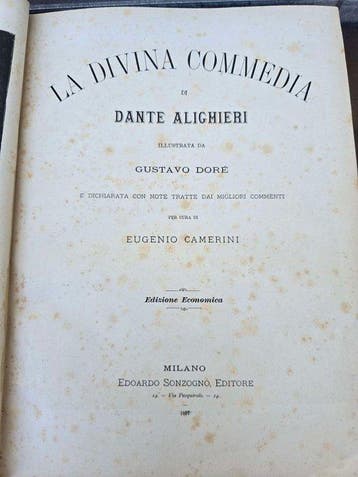 Dante Alighieri; Gustavo Doré - La Divina Commedia - 1887